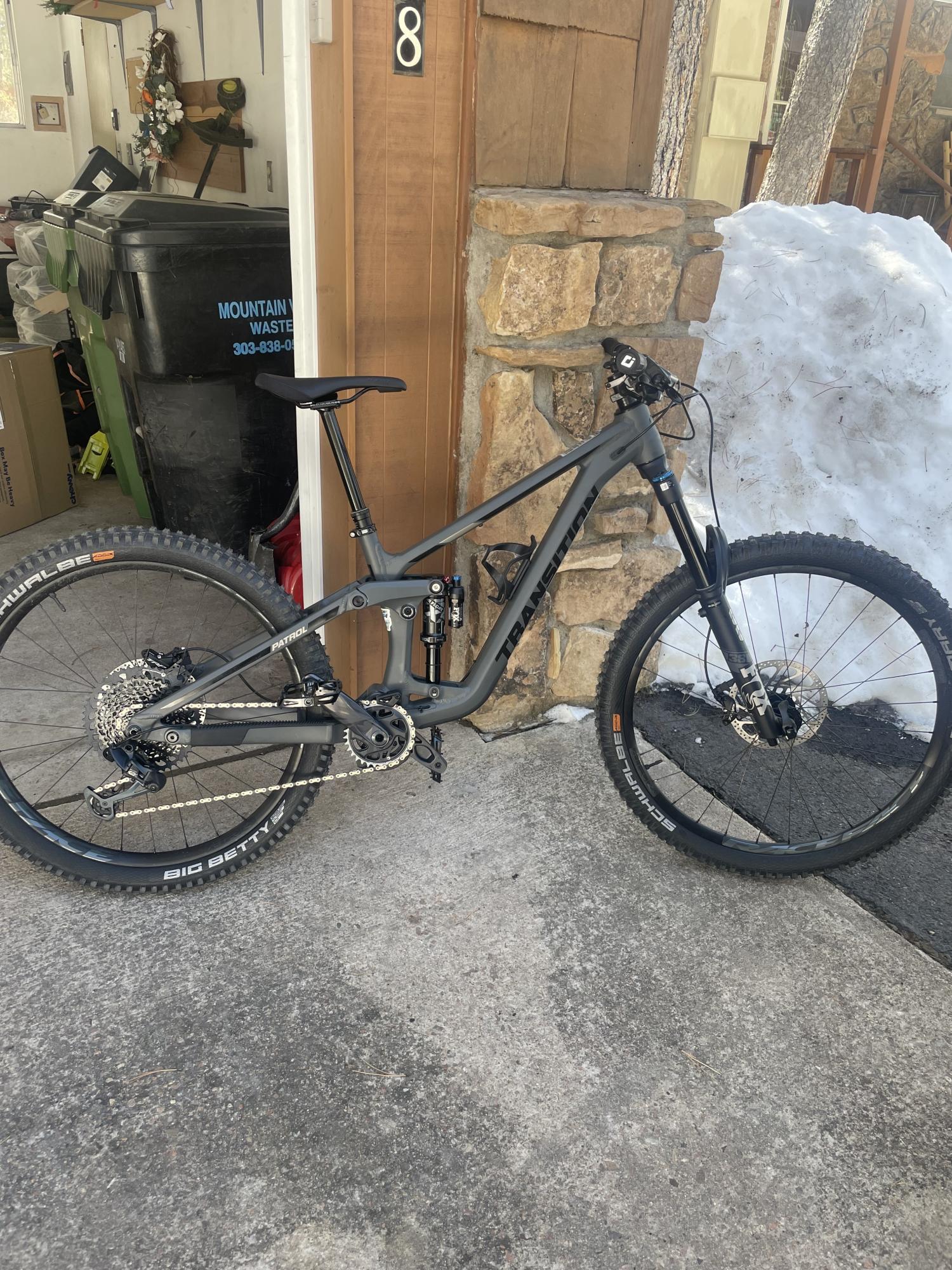 2024 Transition Bikes Patrol Silver, gray or bare metal