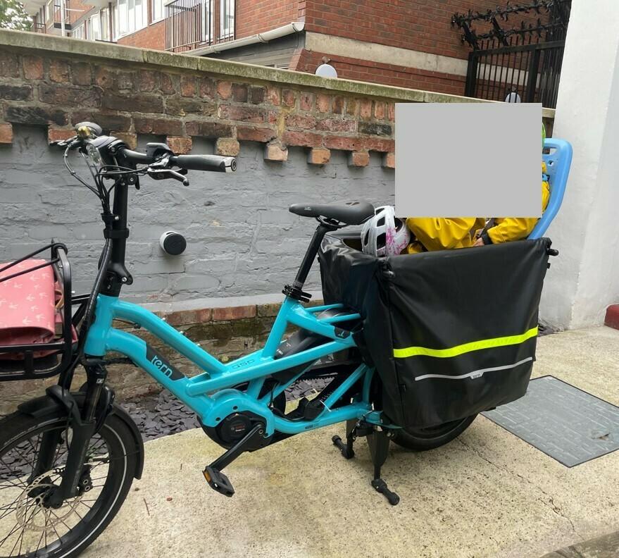 2022 Tern GSD 00S cargo bike (rear storage) Blue