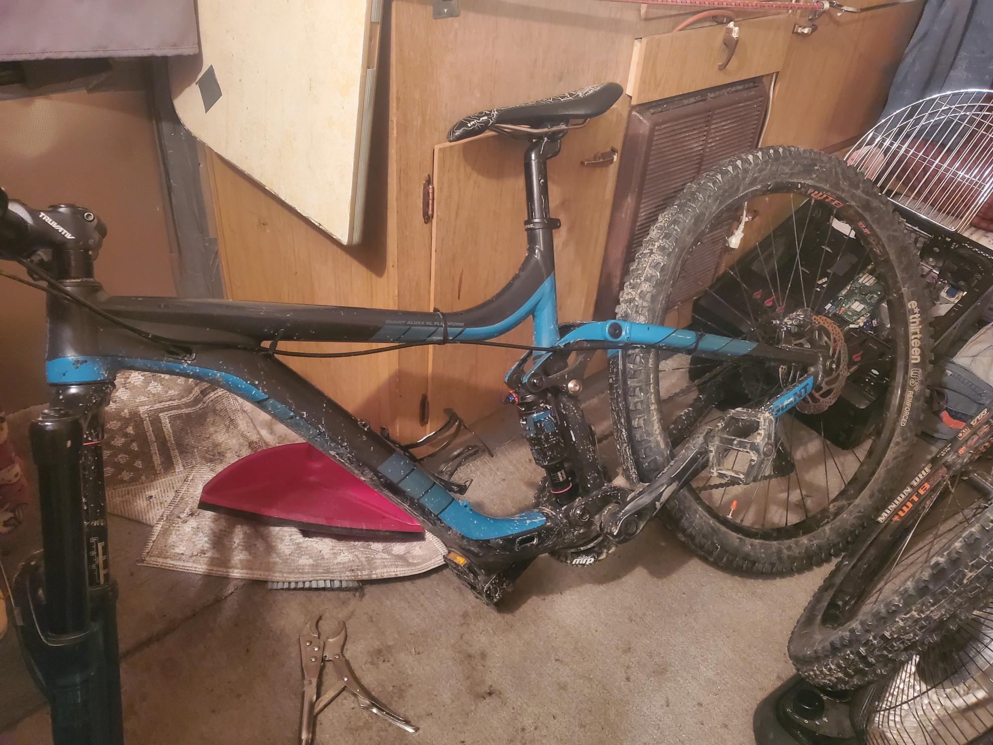 2022 Giant Reign Black and Teal