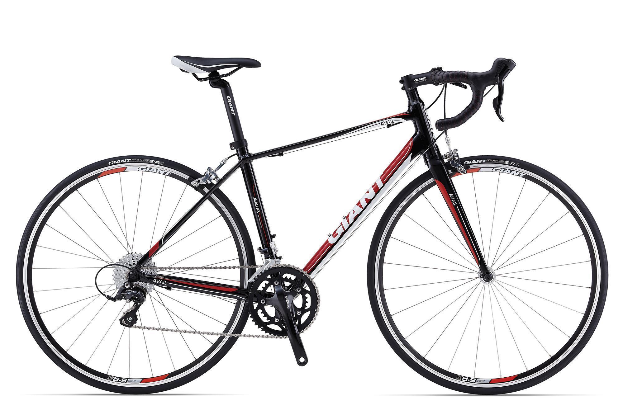 2014 Giant Avail 3 (ride/white/black) Black, White, and Red