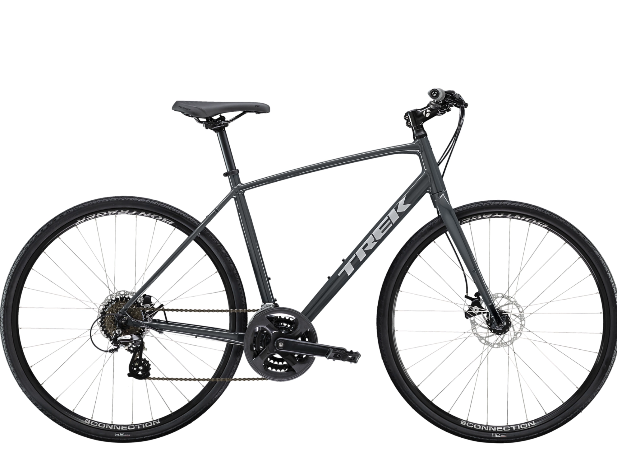 2021 Trek FX 1 Disc Silver, gray or bare metal