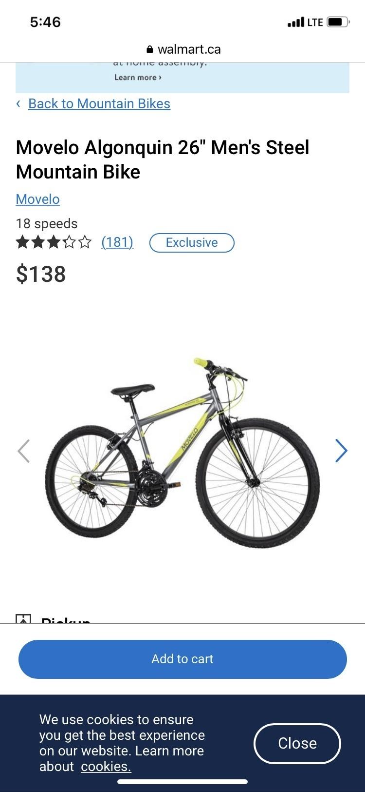 Movelo Movelo Algonquin 26” Silver, gray or bare metal