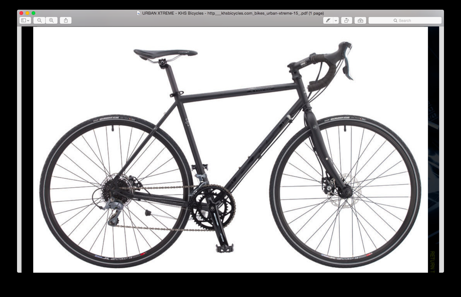 2015 KHS Bicycles XL Black