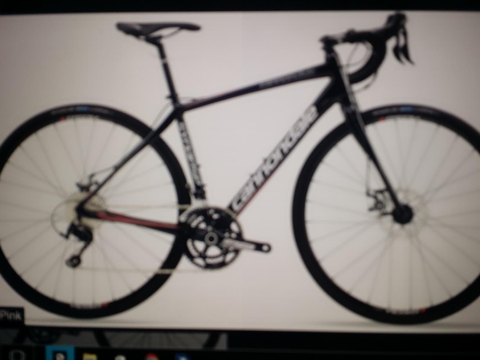 2016 Cannondale Black, White, and Red