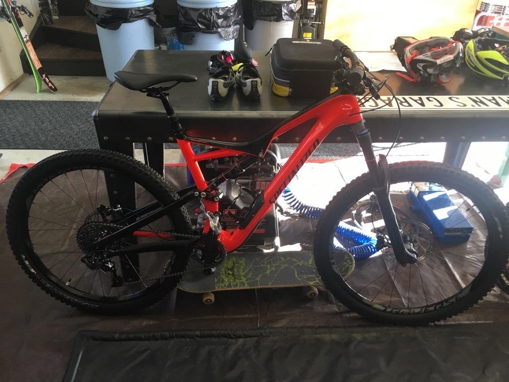 2018 Specialized Stumpjumper FSR Expert Carbon Orange