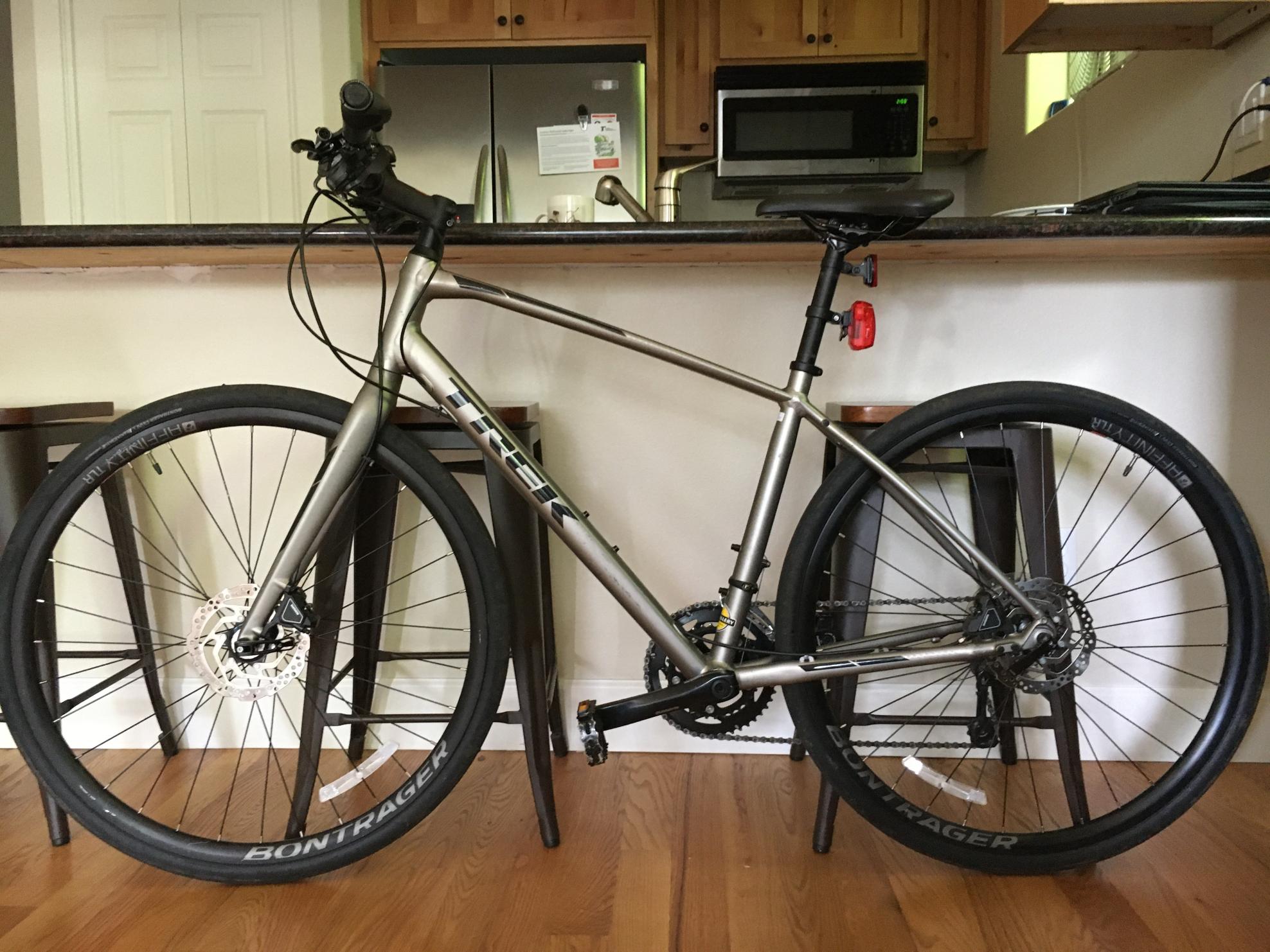 2020 Trek FX Sport 4 Silver, gray or bare metal