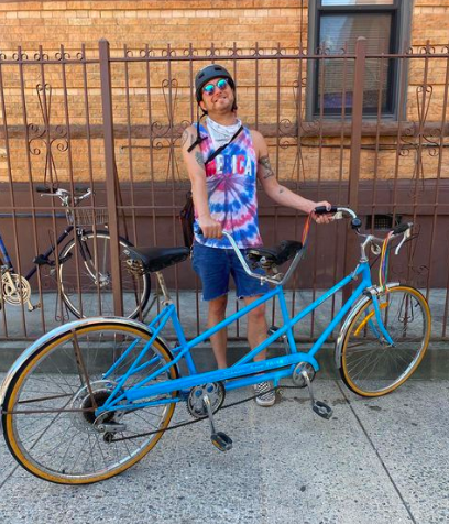 1973 Schwinn tandem Blue