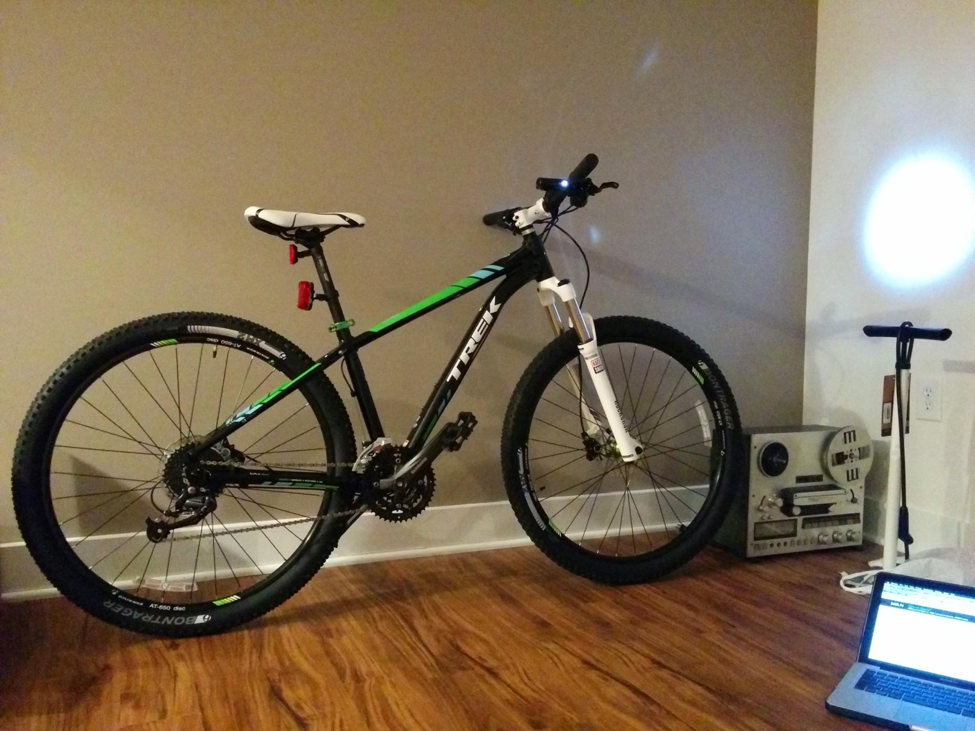 2015 Trek X-Caliber 7 White and Green