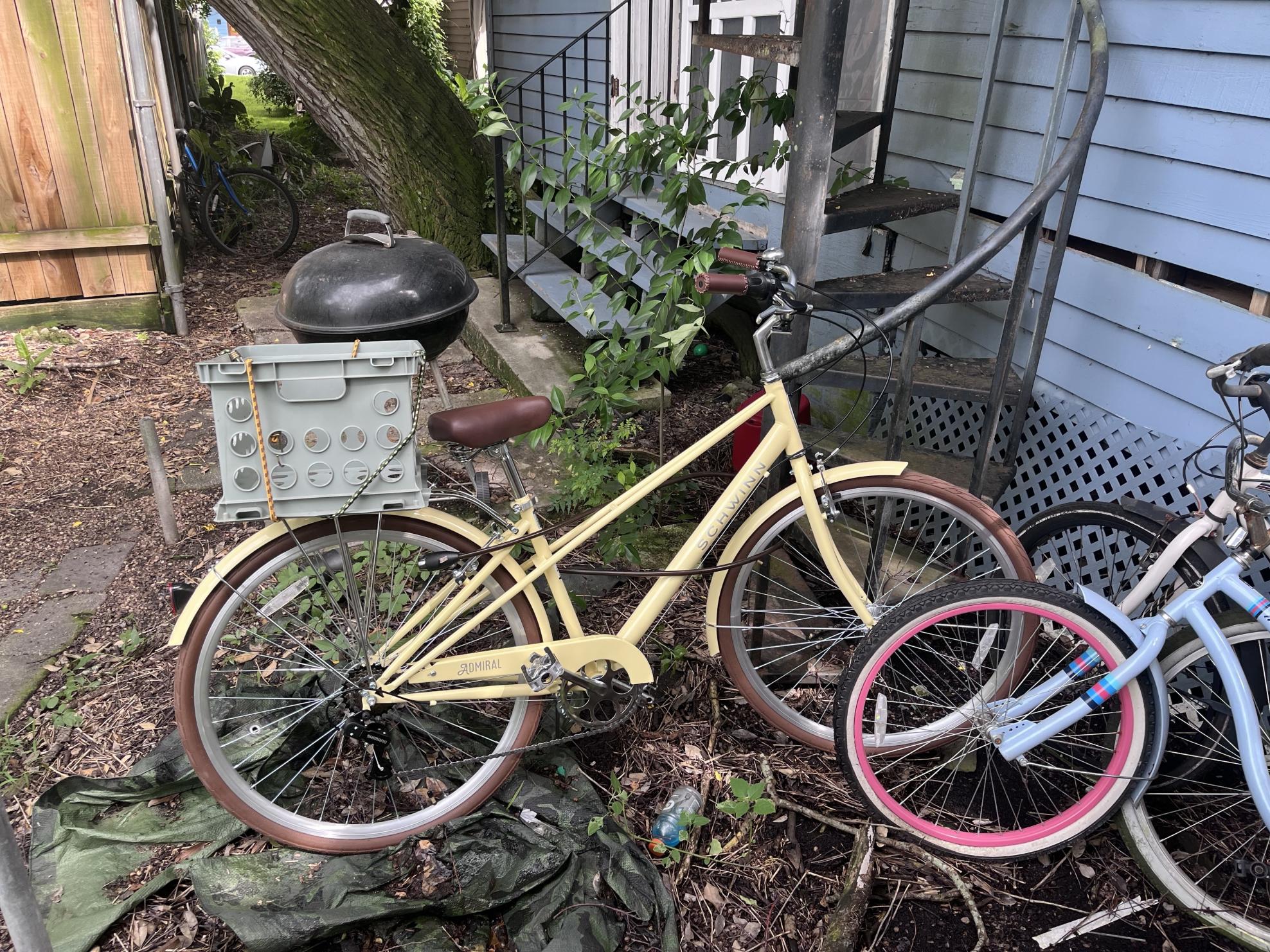2024 Schwinn retro city-style steel frame and fork Yellow or Gold