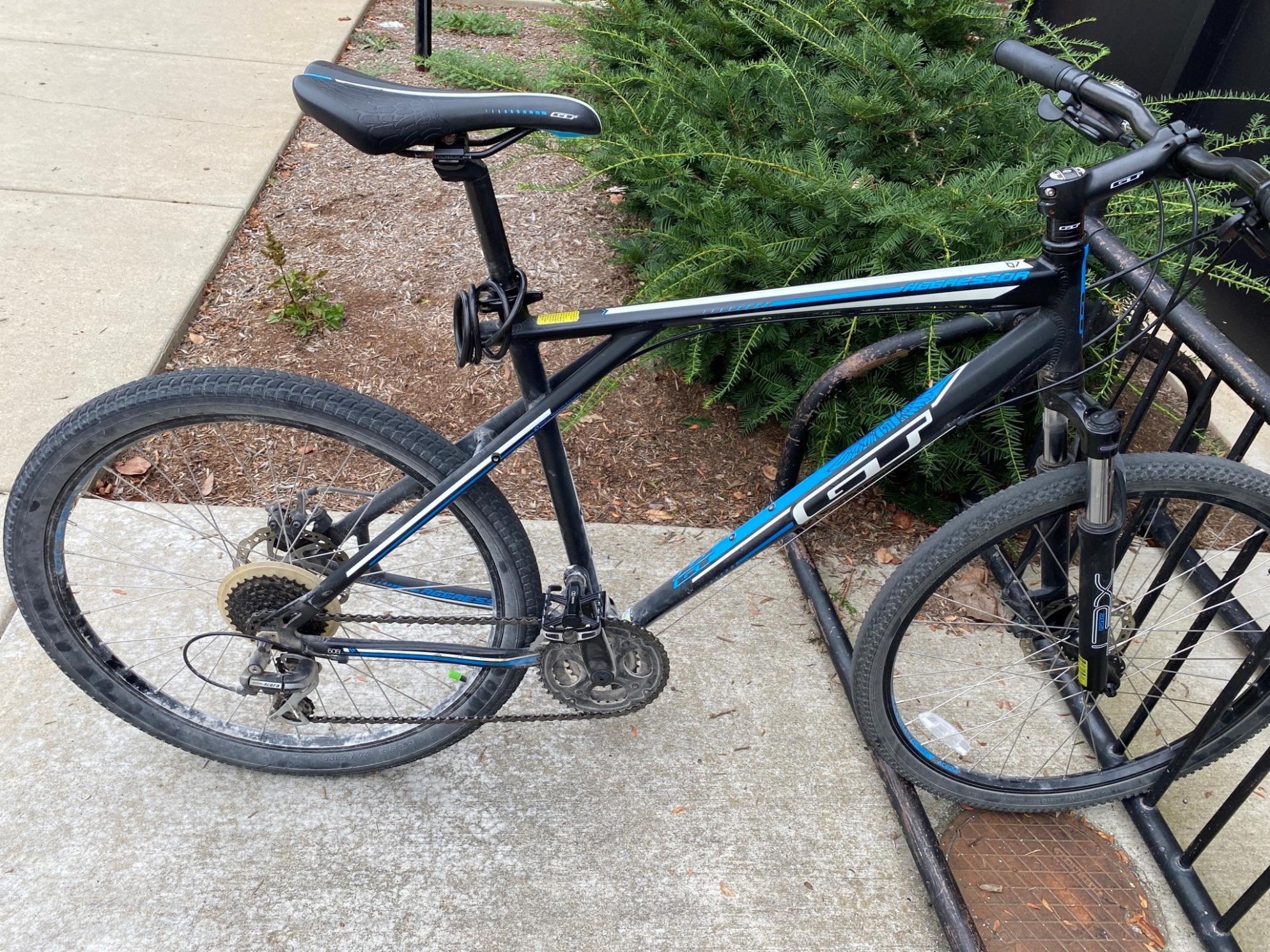 2014 GT Bicycles Aggressor Black and Blue