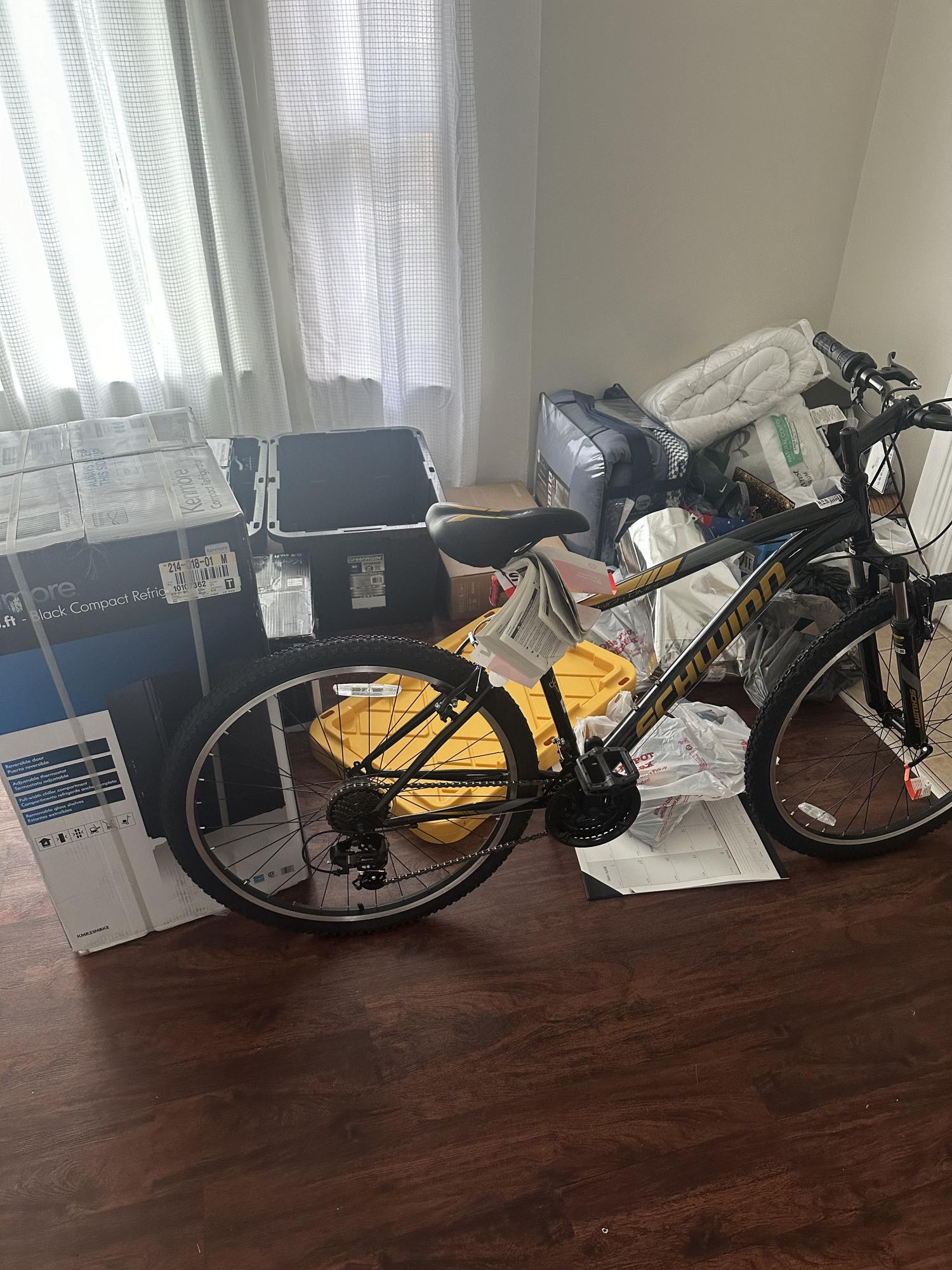 Schwinn Black and Yellow or Gold