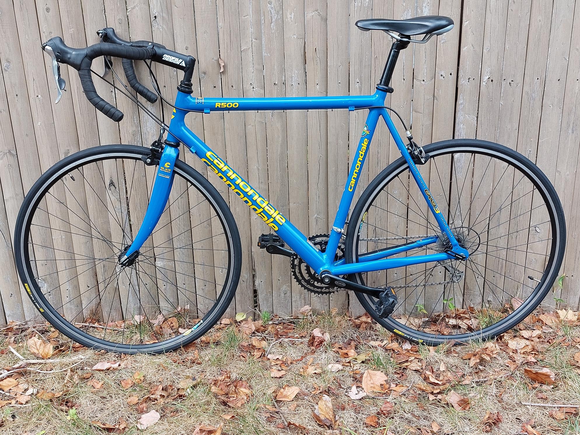 Cannondale Blue and Yellow or Gold