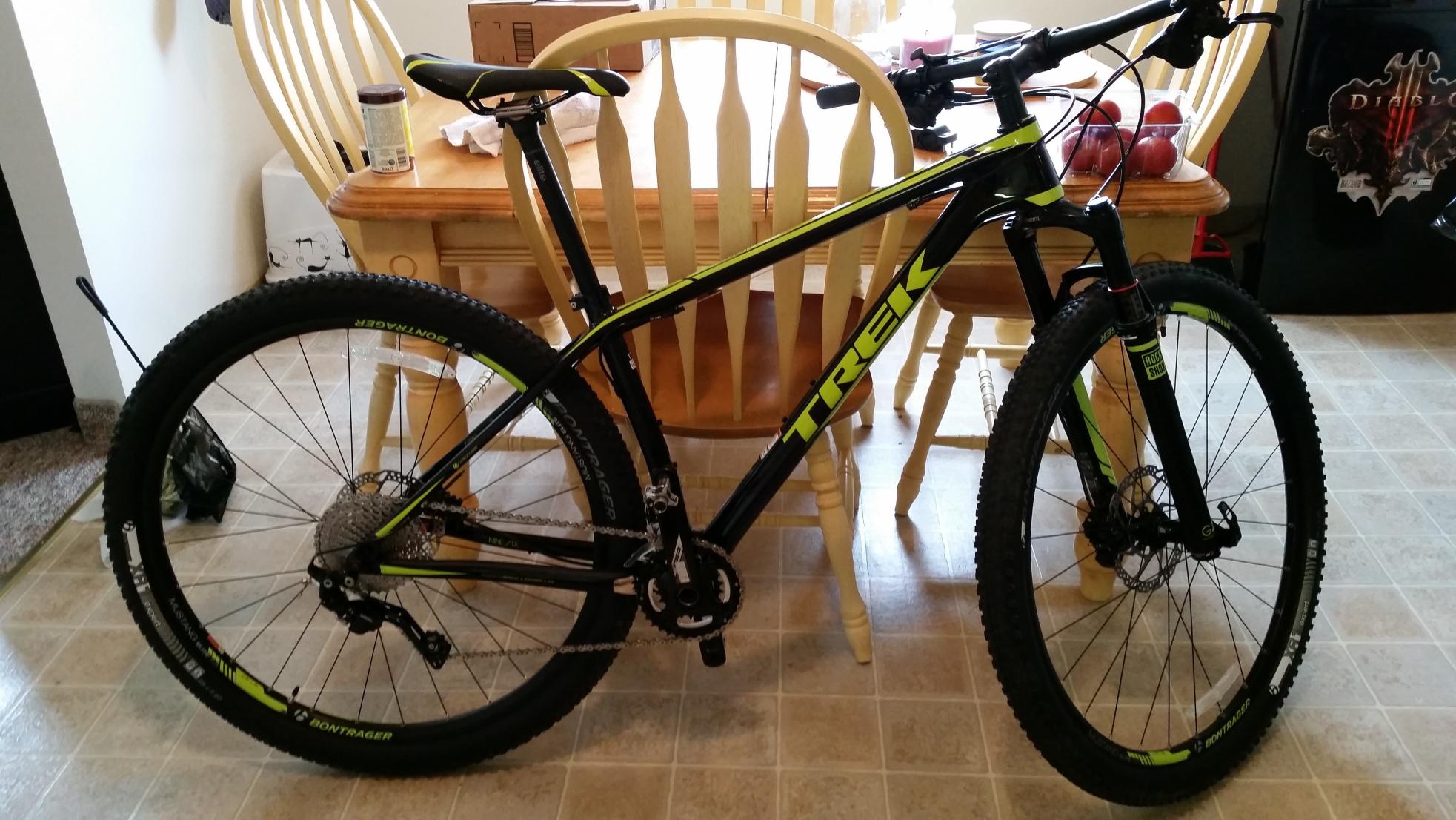 2015 Trek Superfly 9.6 Black and Green
