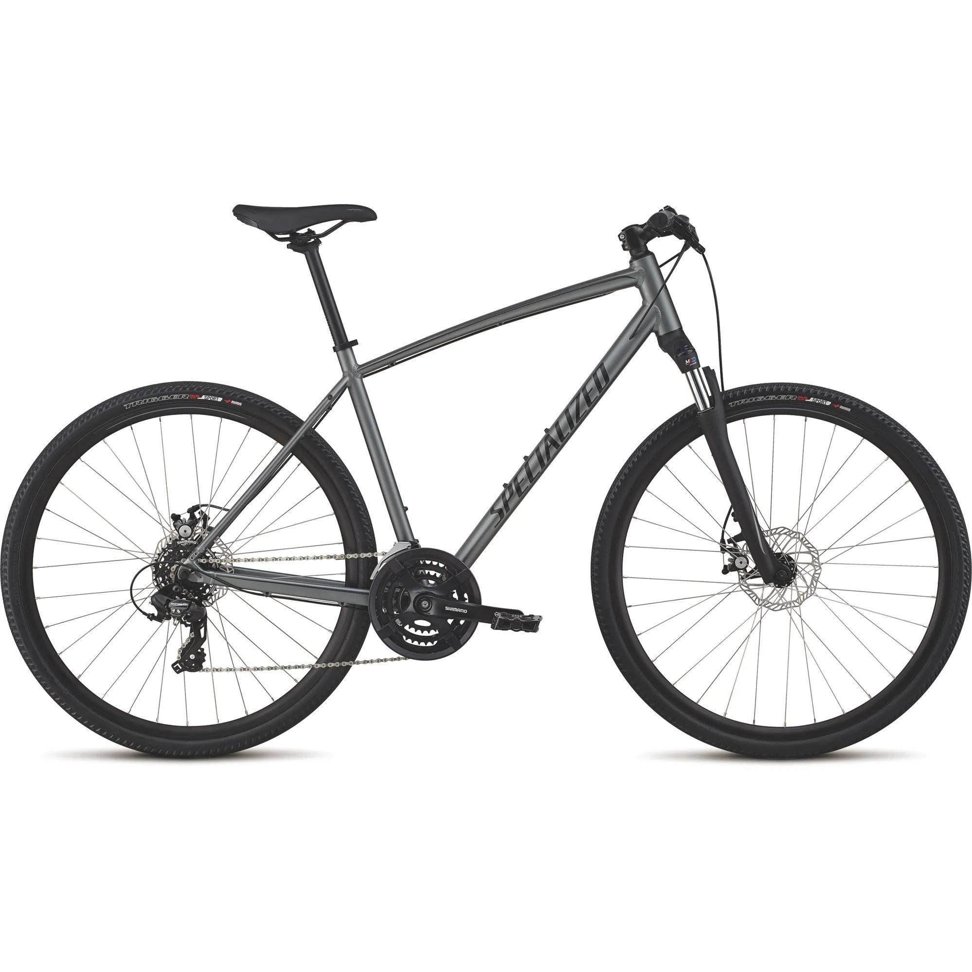 2020 Specialized Crosstrail Silver, gray or bare metal and Stickers tape or other cover-up