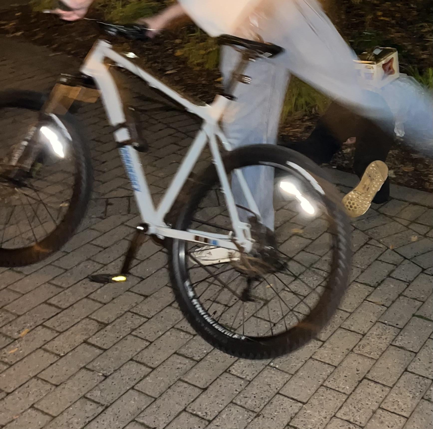 2023 Diamondback Hook Silver, gray or bare metal and Blue