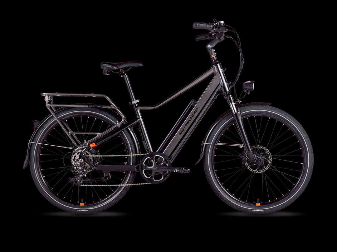 Rad Power Bikes Rad City 5+ High Step Black