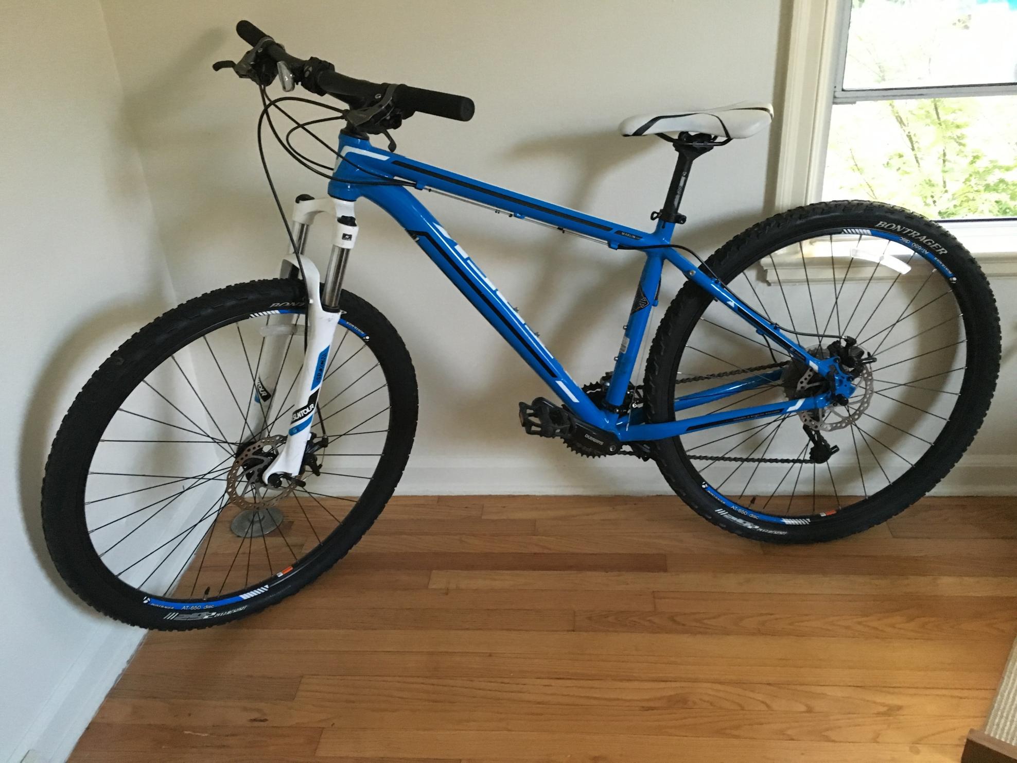 2013 Trek Marlin Blue and White