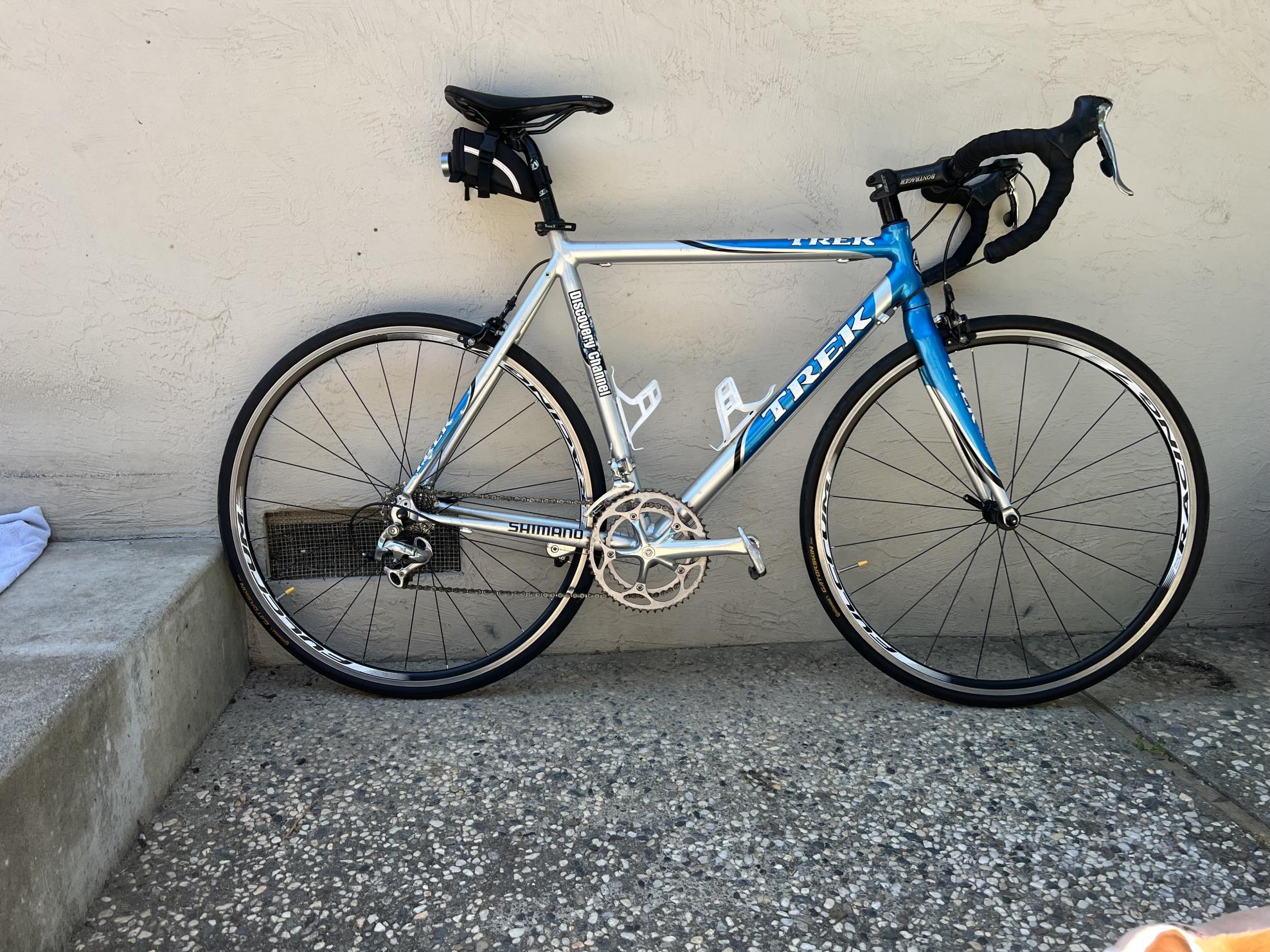2007 Trek 1500 SLR Blue and Silver, gray or bare metal