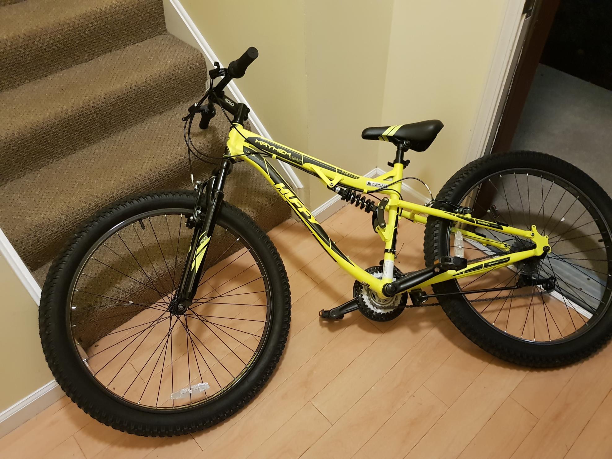 Huffy Mayhem 27.5 Yellow or Gold