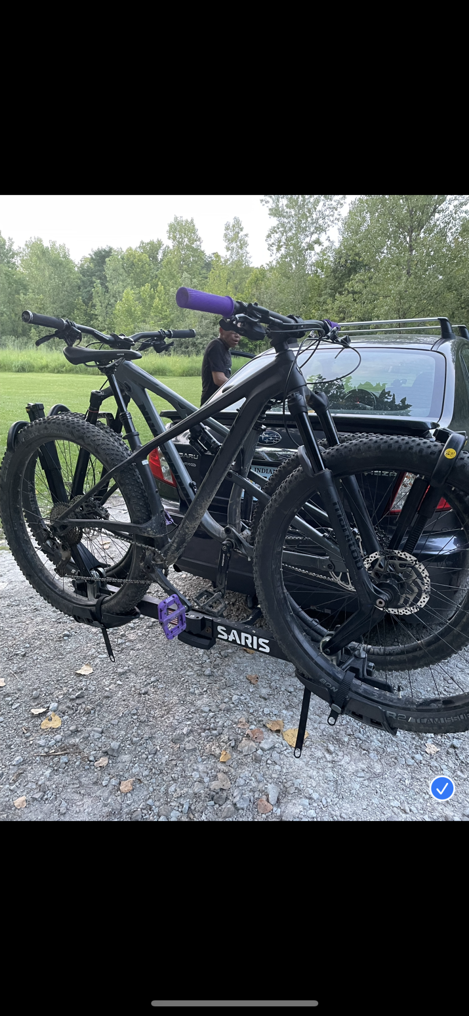 Trek Stache 7 Black and Silver, gray or bare metal