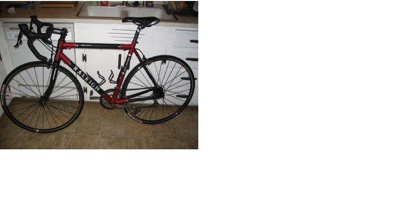 2008 Raleigh Super Course Black and Purple