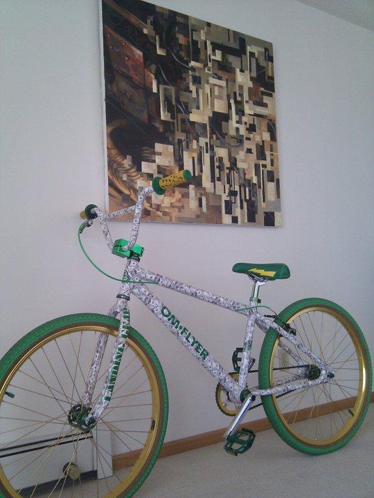 2010 SE Bikes OM Flyer $100 Bill Wrap  Black