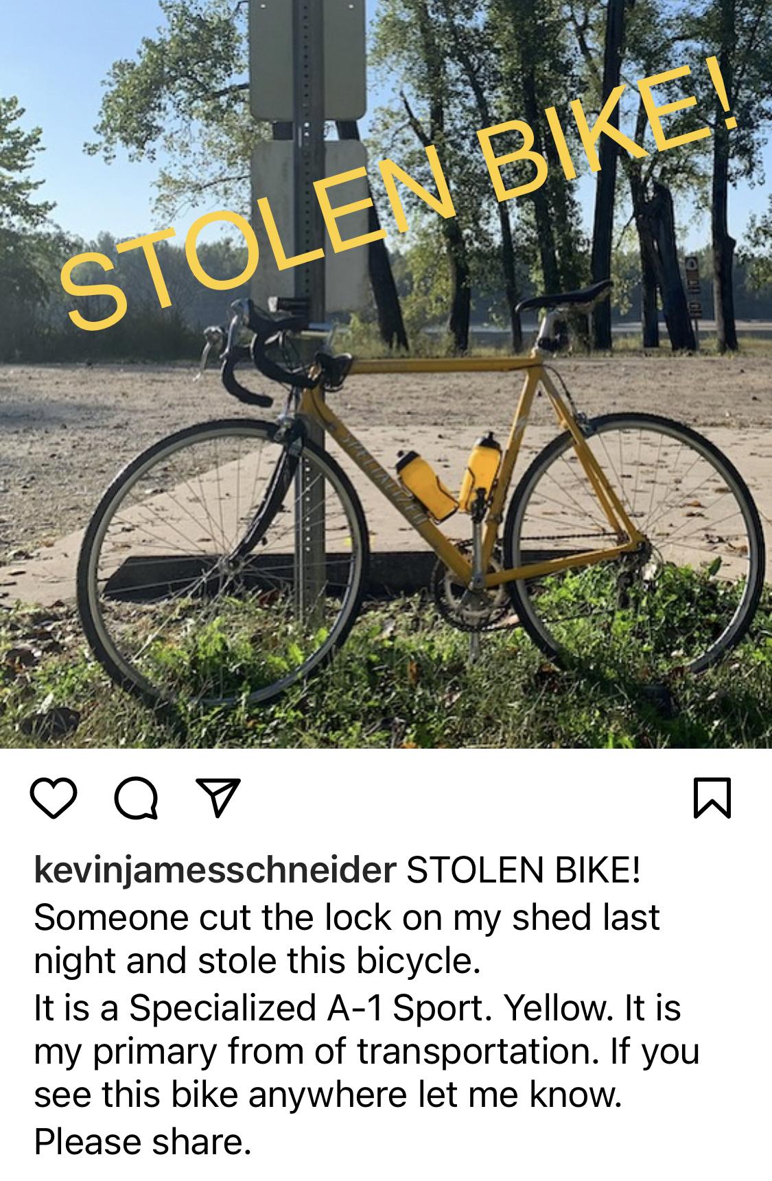 1996 Specialized A-1 Sport Yellow or Gold