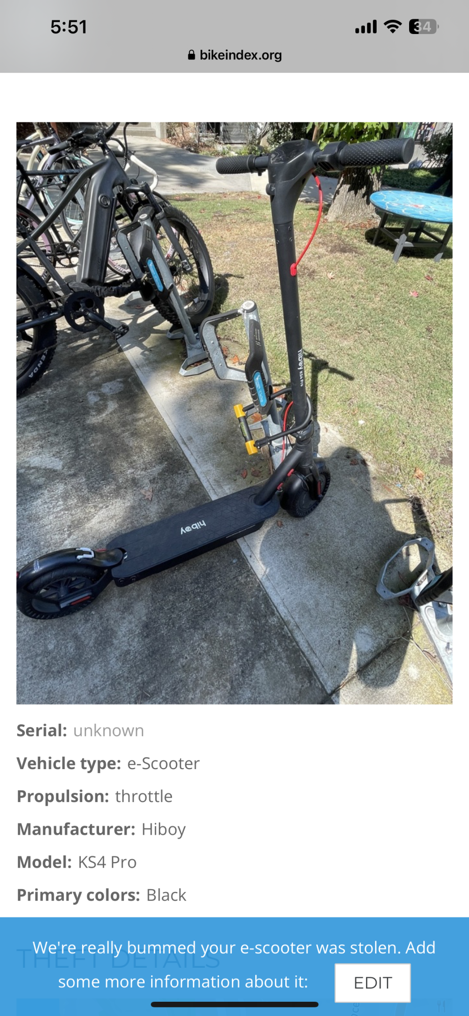 Hiboy KS4 Pro e-scooter Black