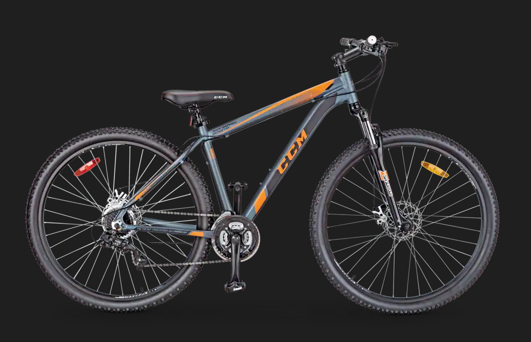 2017 CCM 29ER - 071-1019-2 (Canadian Tire SKU) Silver, gray or bare metal and Orange