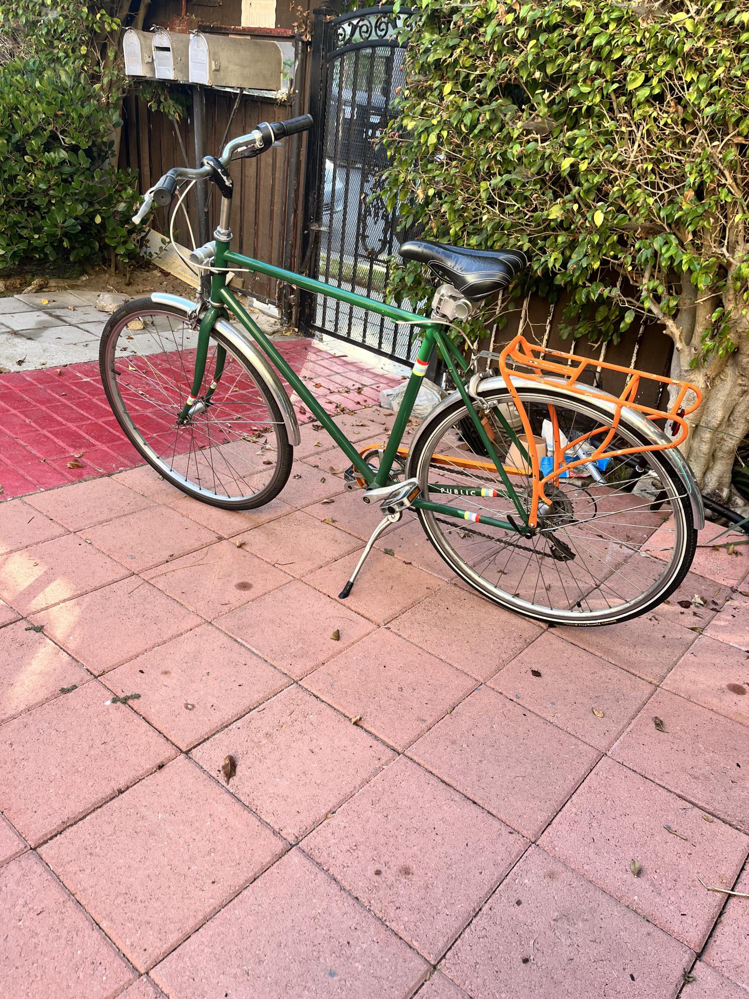 PUBLIC bikes V1 Green and Orange