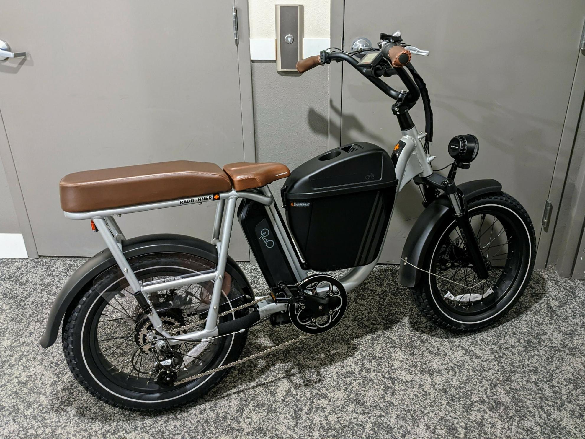 Rad Power Bikes RadRunner Plus Silver, gray or bare metal