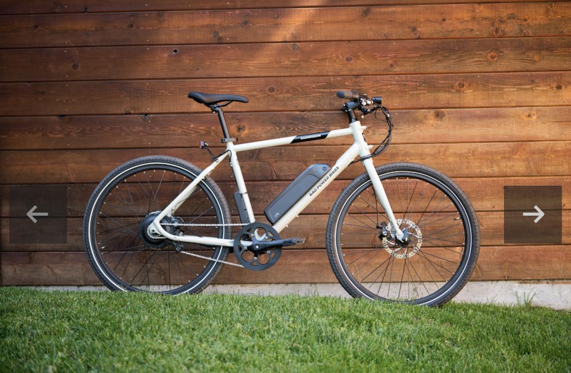 2022 Rad Power Bikes Mission Silver, gray or bare metal