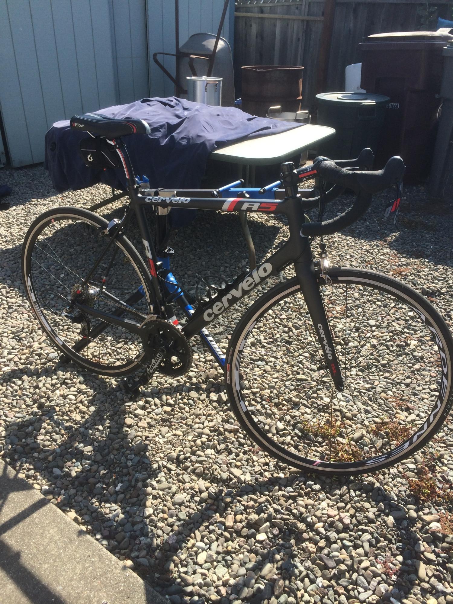 2013 Cervélo R5 Red  Silver or Gray