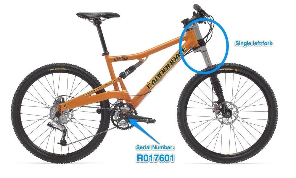 2005 Cannondale Rush 600  Black