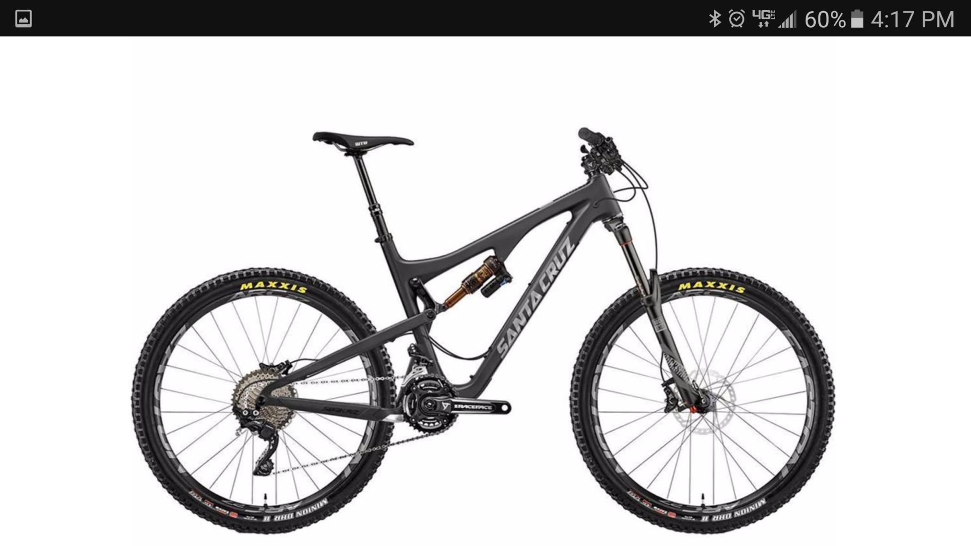 2016 Santa Cruz Bronson Black