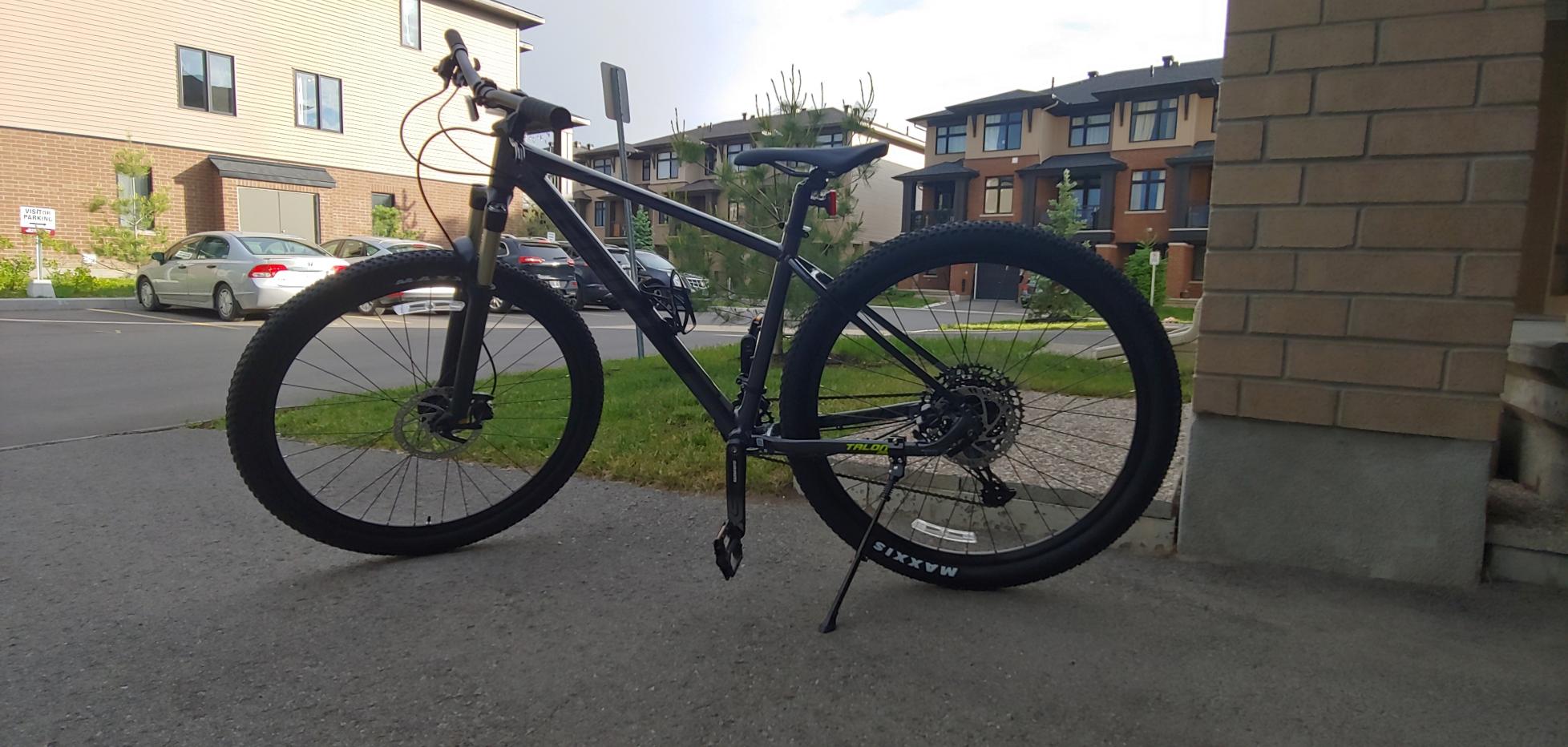 2020 Giant Talon Silver, gray or bare metal and Green