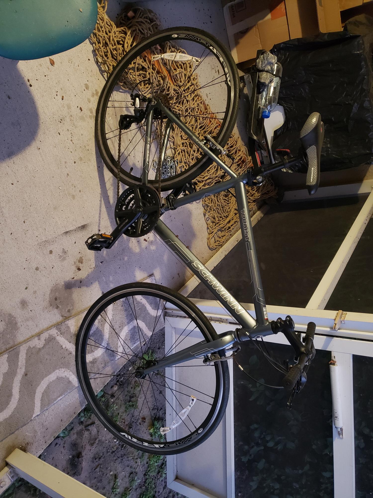 Schwinn Tourist Silver, gray or bare metal