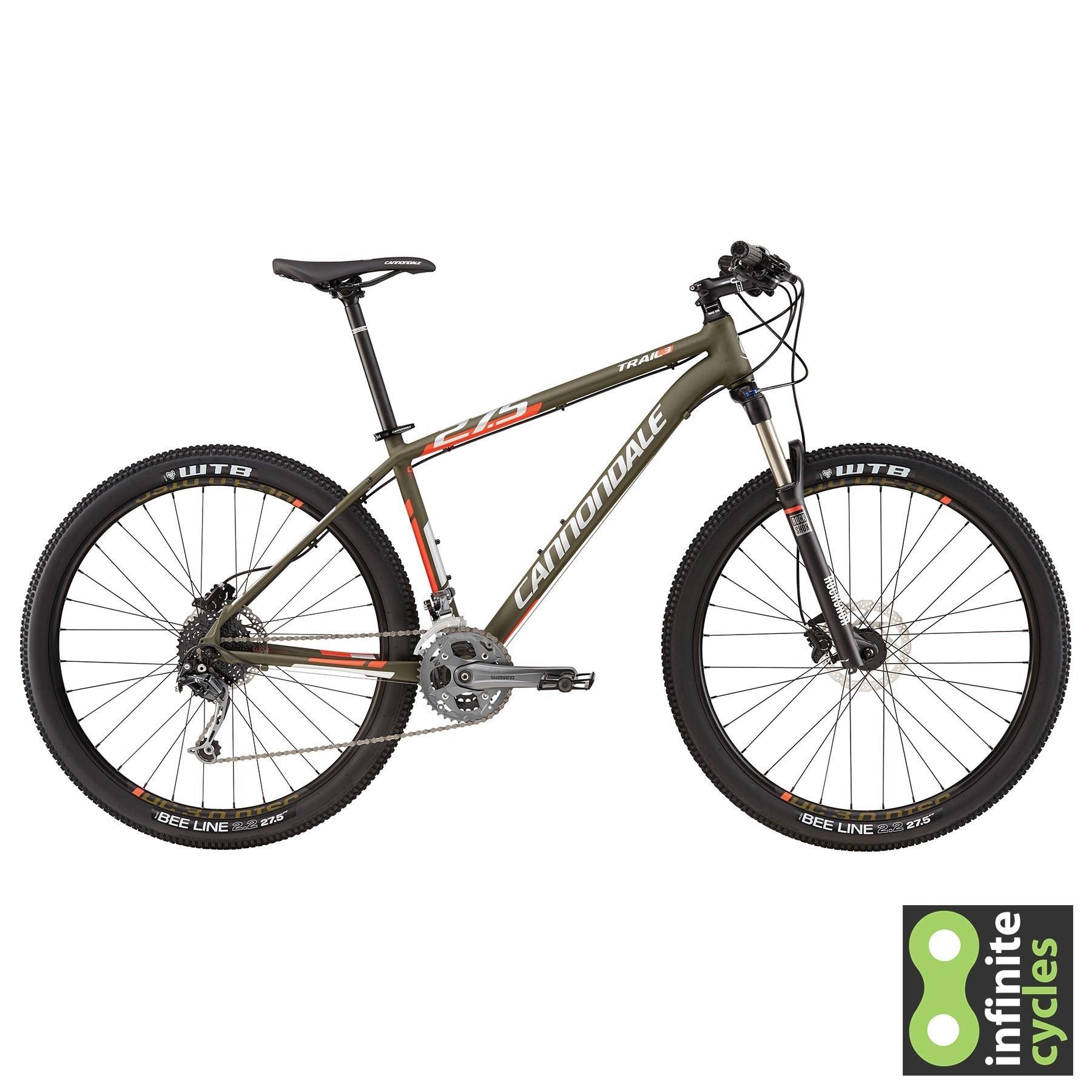 2016 Cannondale Trail 3 Brown and Orange