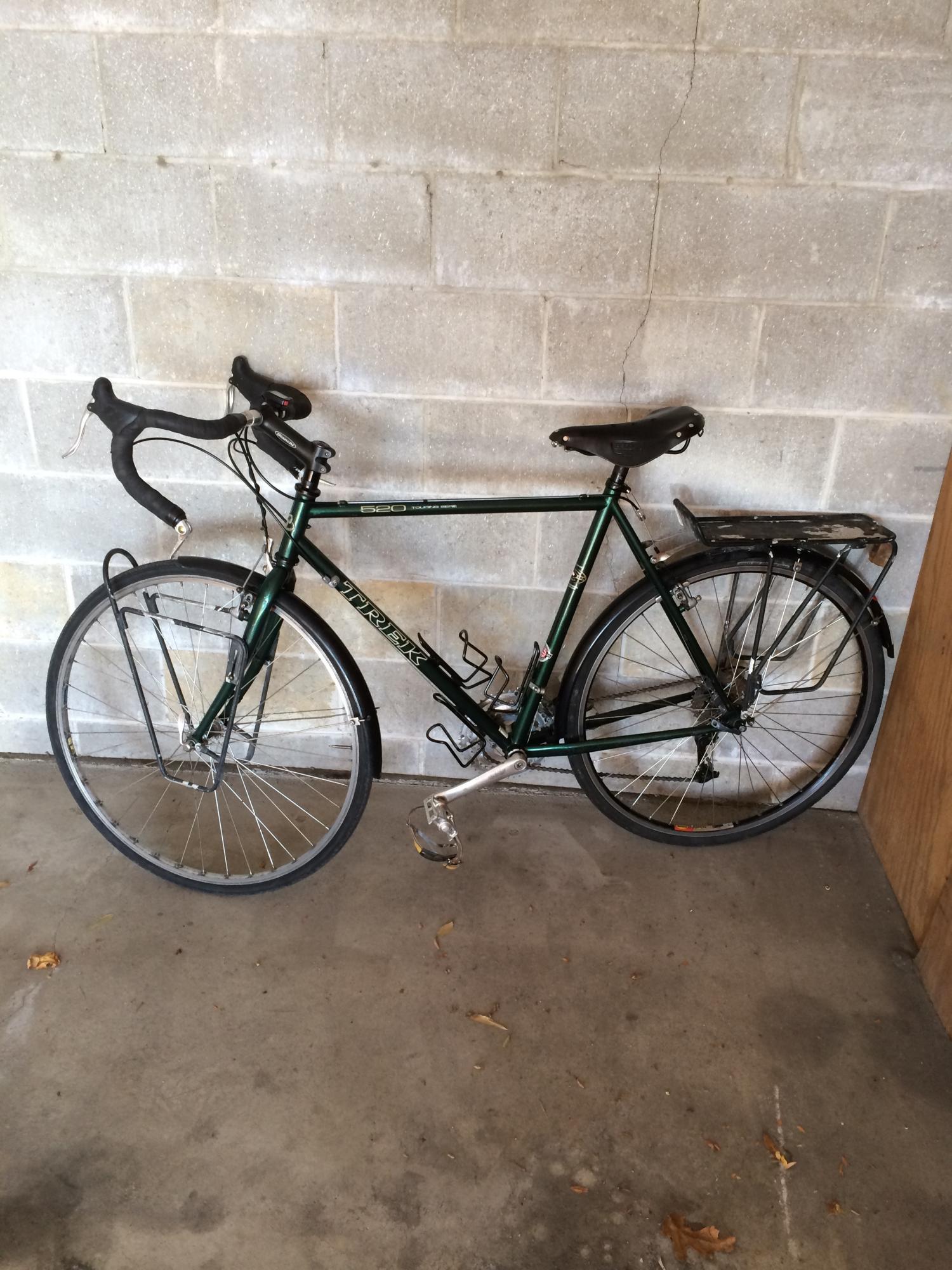 2002 Trek 520  Green