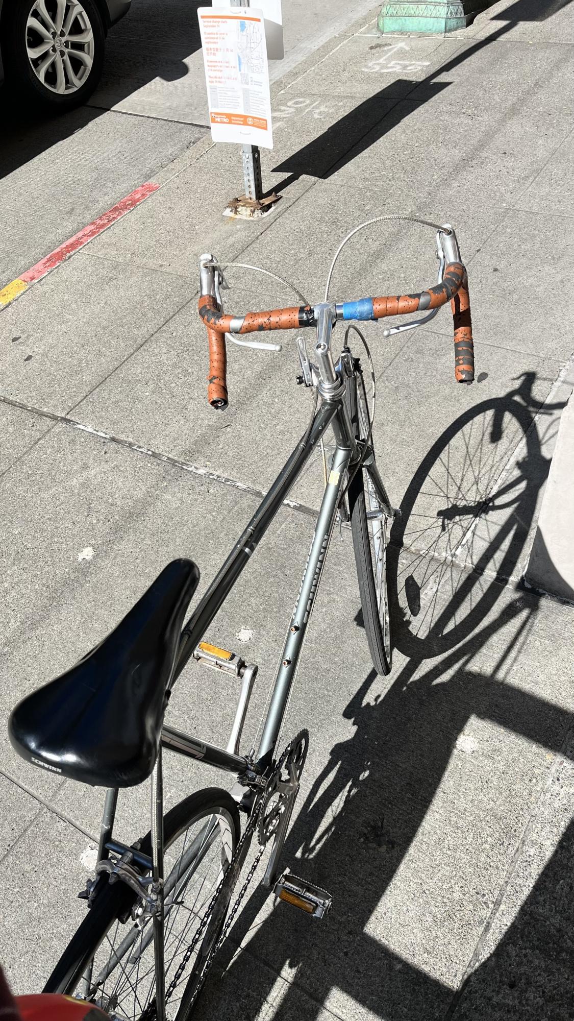 Schwinn Silver, gray or bare metal and Pink