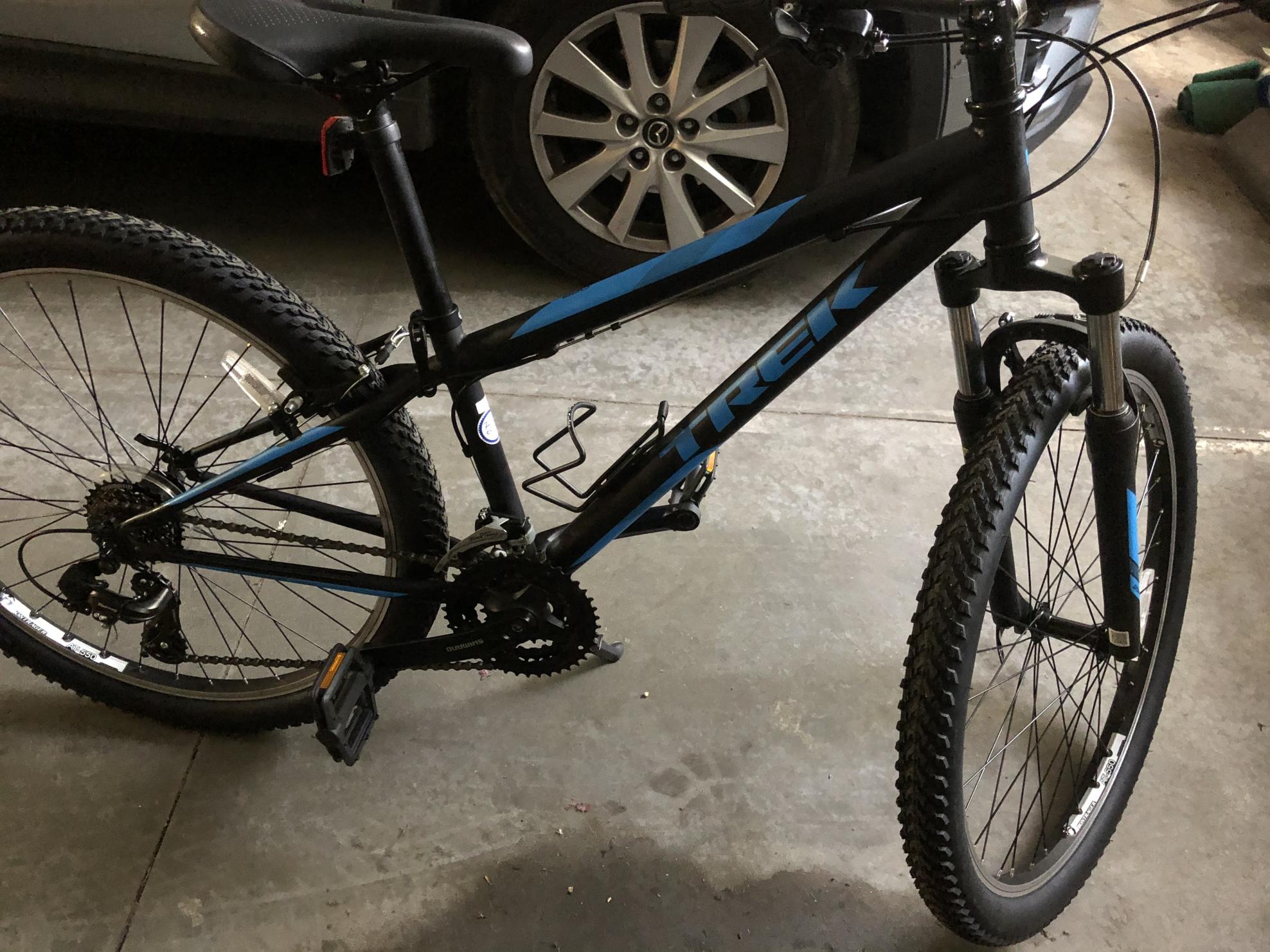 2019 Trek Mountain bike Black and Blue