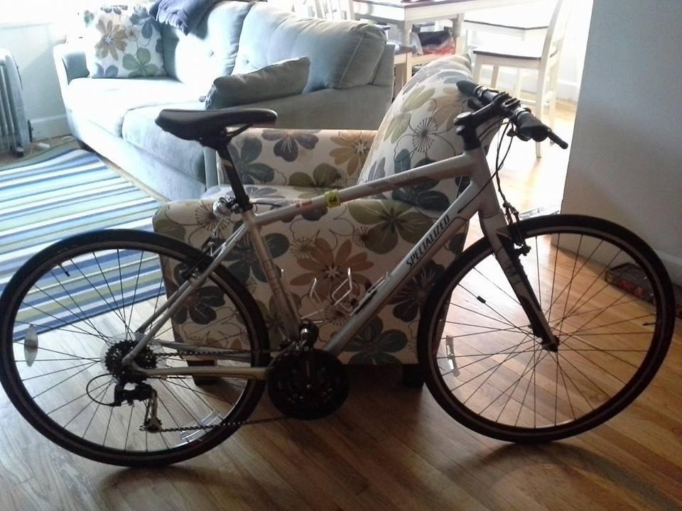 2013 Specialized Sirrus Elite Silver, gray or bare metal