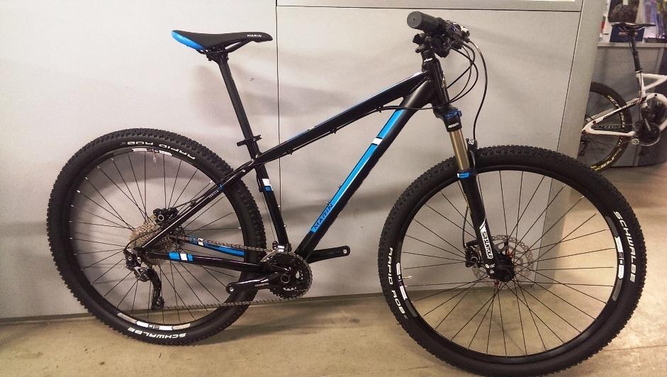 2015 Marin Bikes Bobcat Trail 9.5 Blue and Black