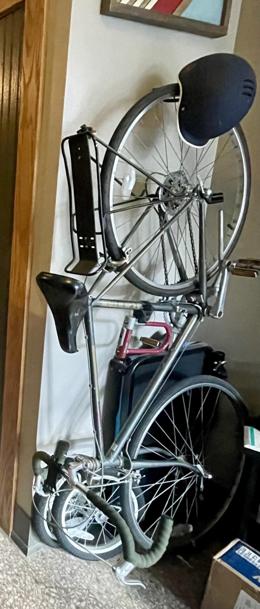 1986 Schwinn World Sport Silver, gray or bare metal