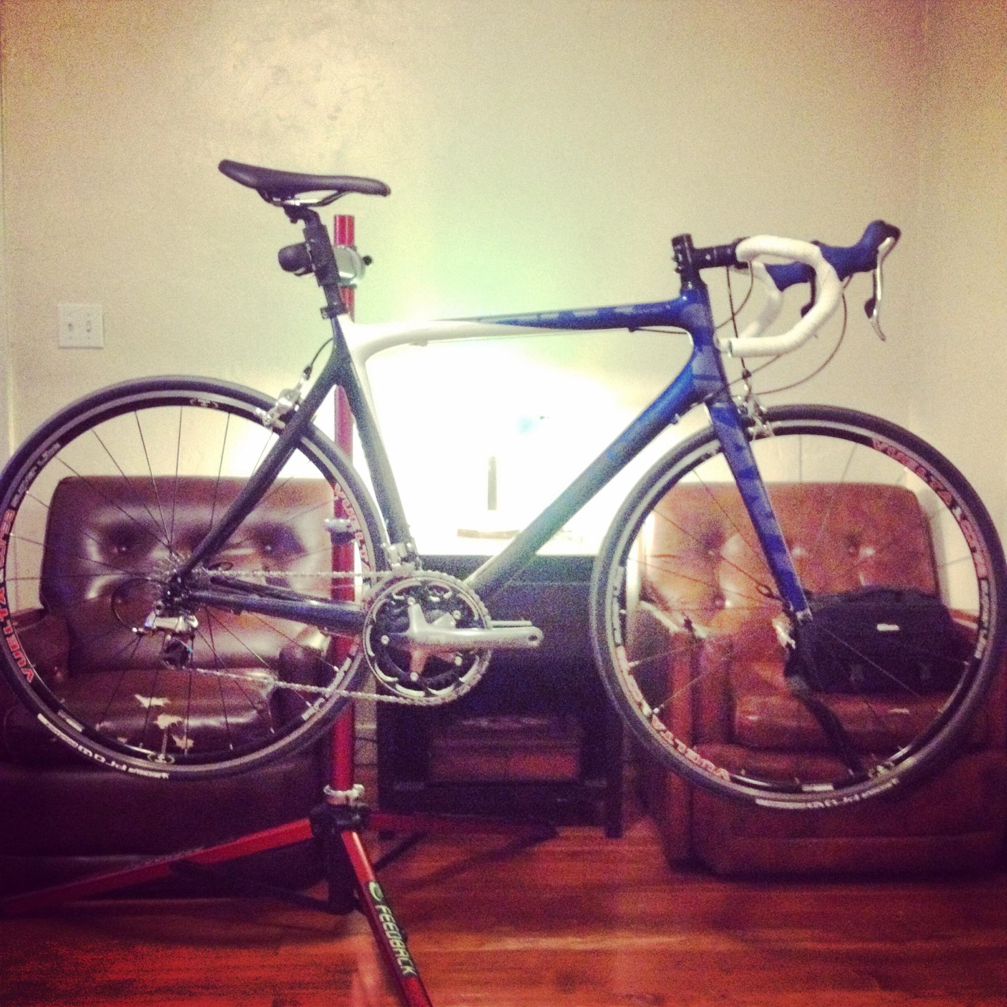 2008 Giant TCR ADVANCED  Blue and White