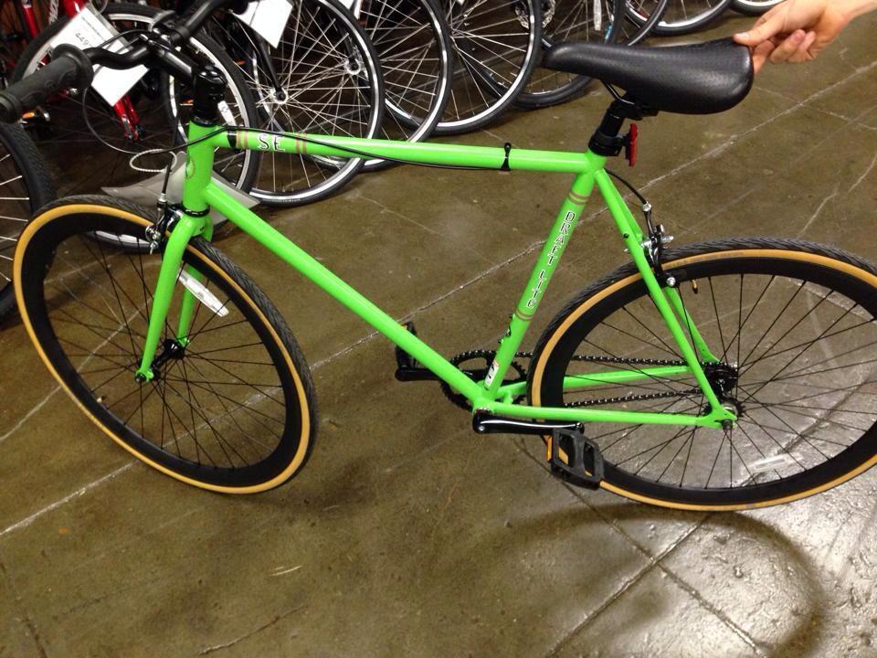 2014 SE Bikes single speed road bike  Green