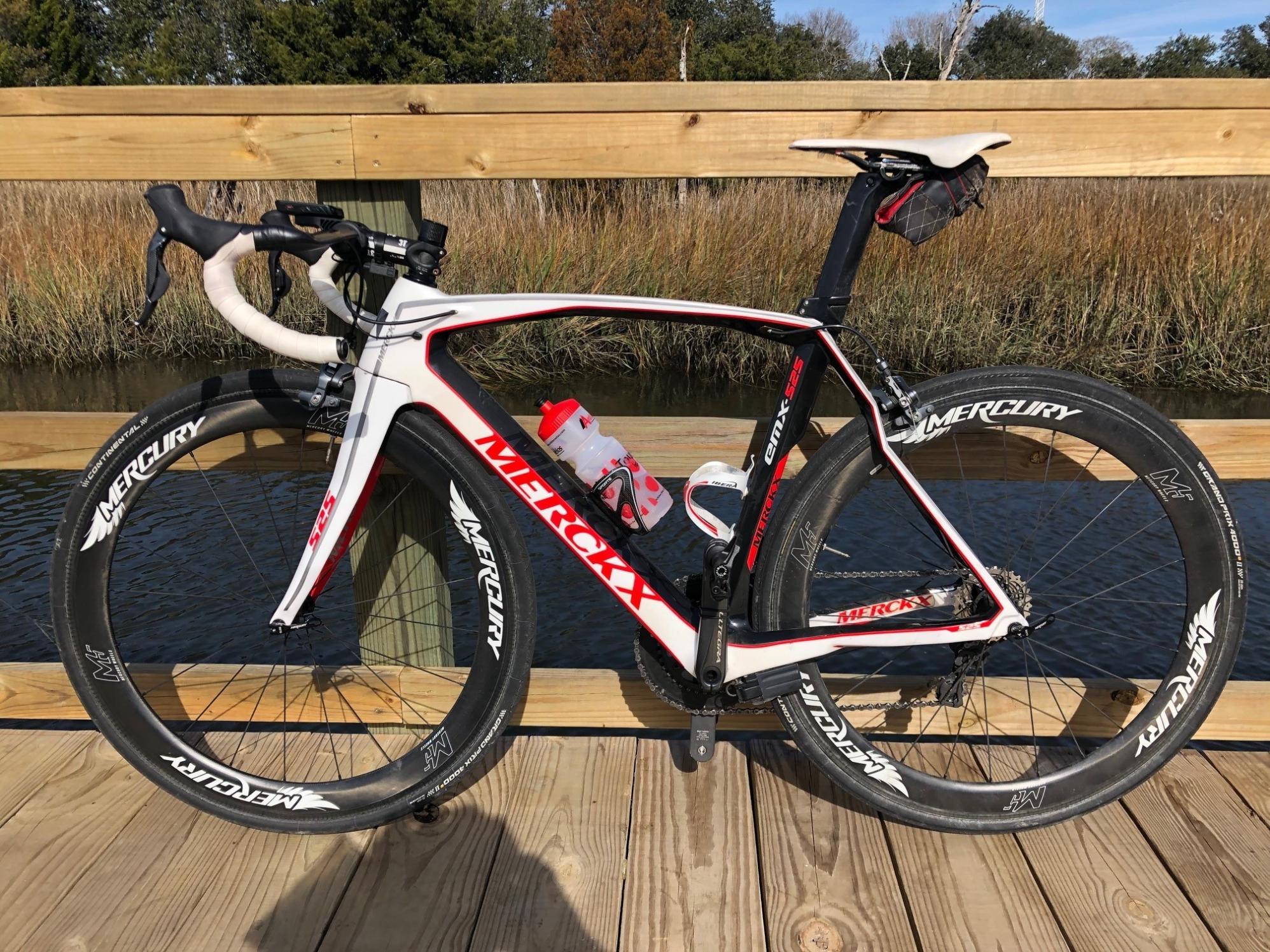 2013 Eddy Merckx EMX-525 White, Red, and Black