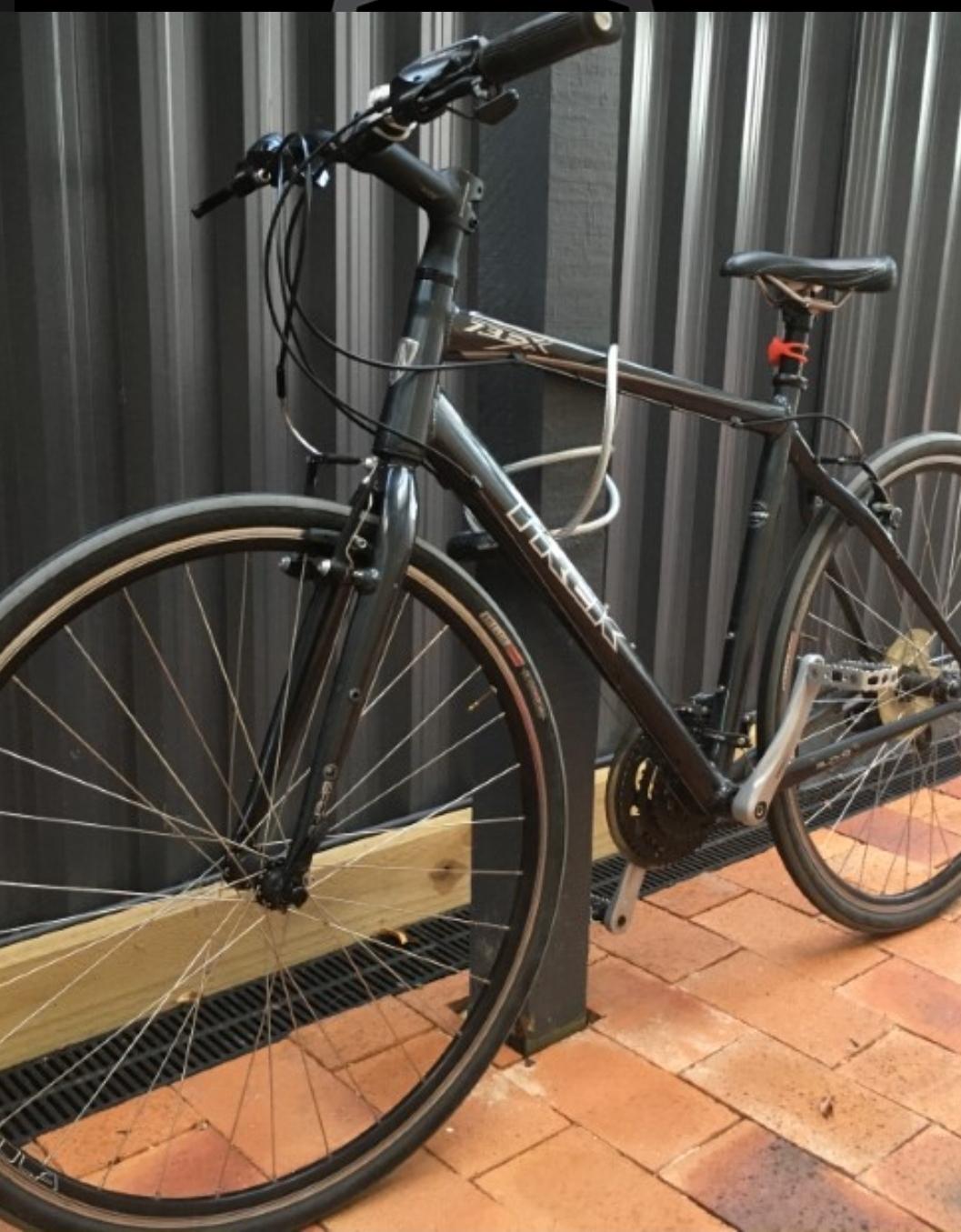 2009 Trek 7.3 FX Silver, gray or bare metal