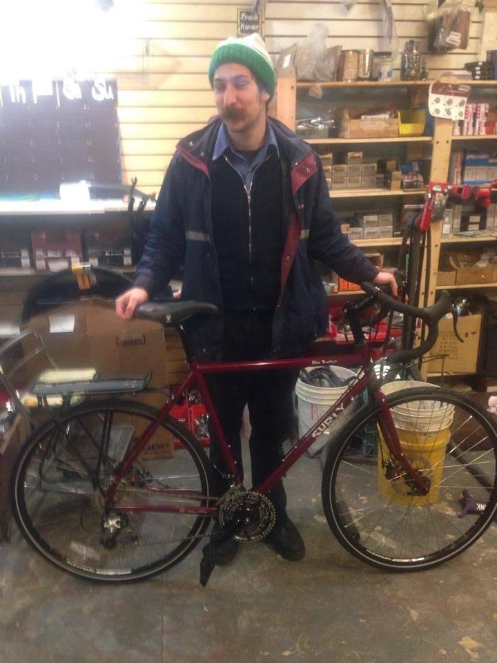 2014 Surly Disc Trucker  Red