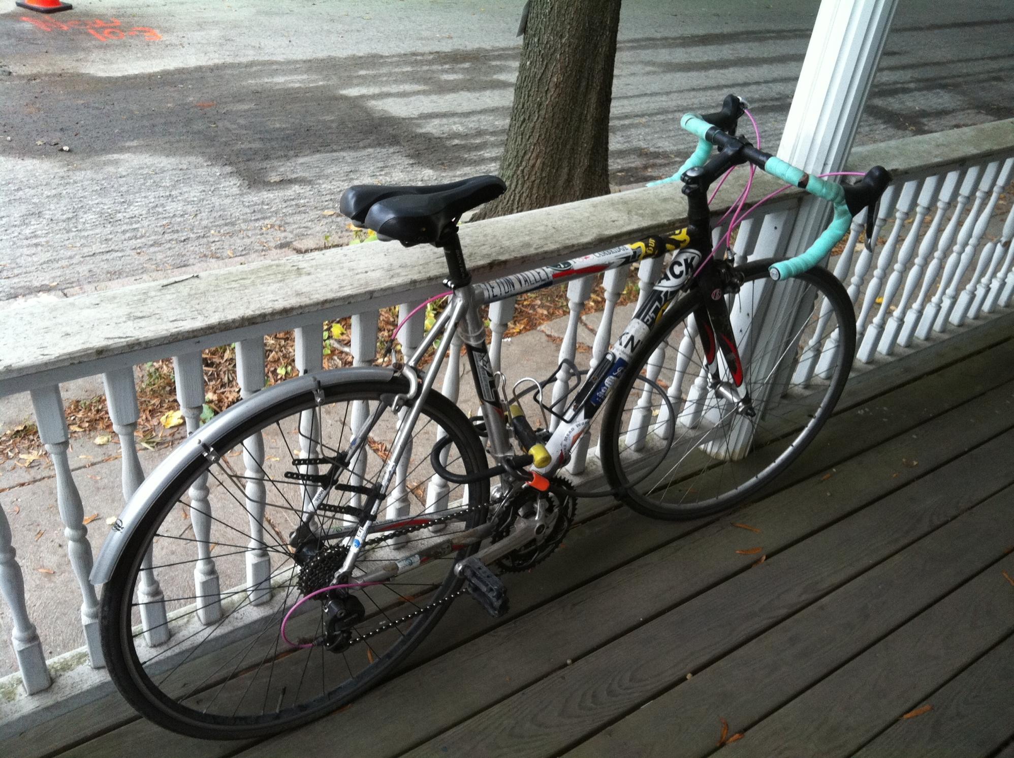 Trek 1200 Stickers tape or other cover-up and Silver or Gray